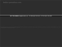 Tablet Screenshot of bettor-paradise.com